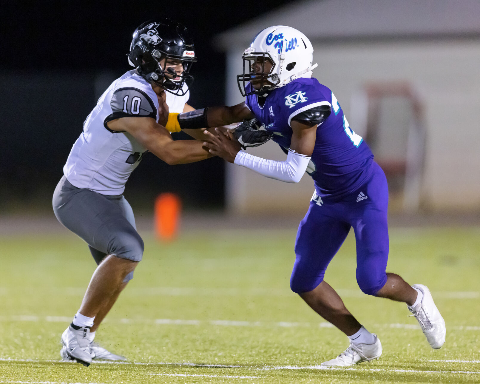 The Hough Huskey defeated the Cox Mill Chargers 48-7 on Friday night at Cox Mill High School.